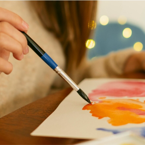 art-thérapie adulte aquarelle tâche abstrait hasard sara fée gagné charest